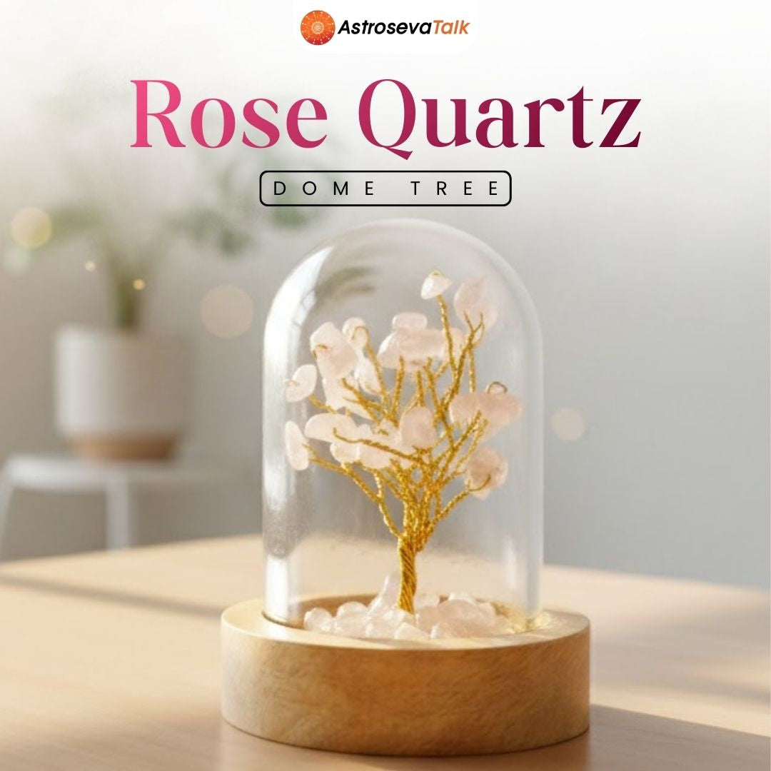 Rose Quartz Dome Crystal Tree