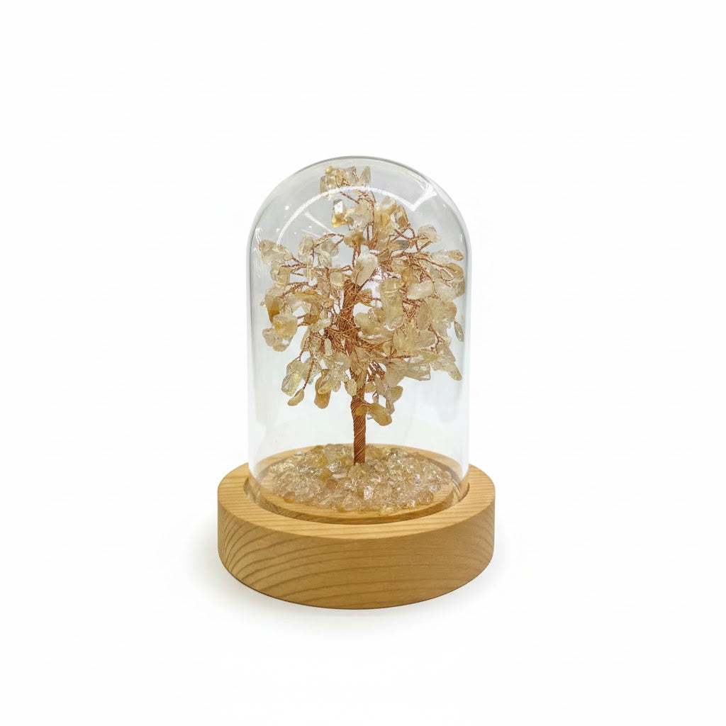 Citrine Crystal Dome Tree