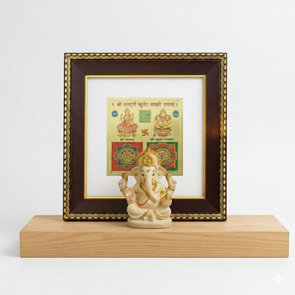 Lakshmi Kuber Pyrite Dhan Varsha Combo with FREE Ganesh Idol