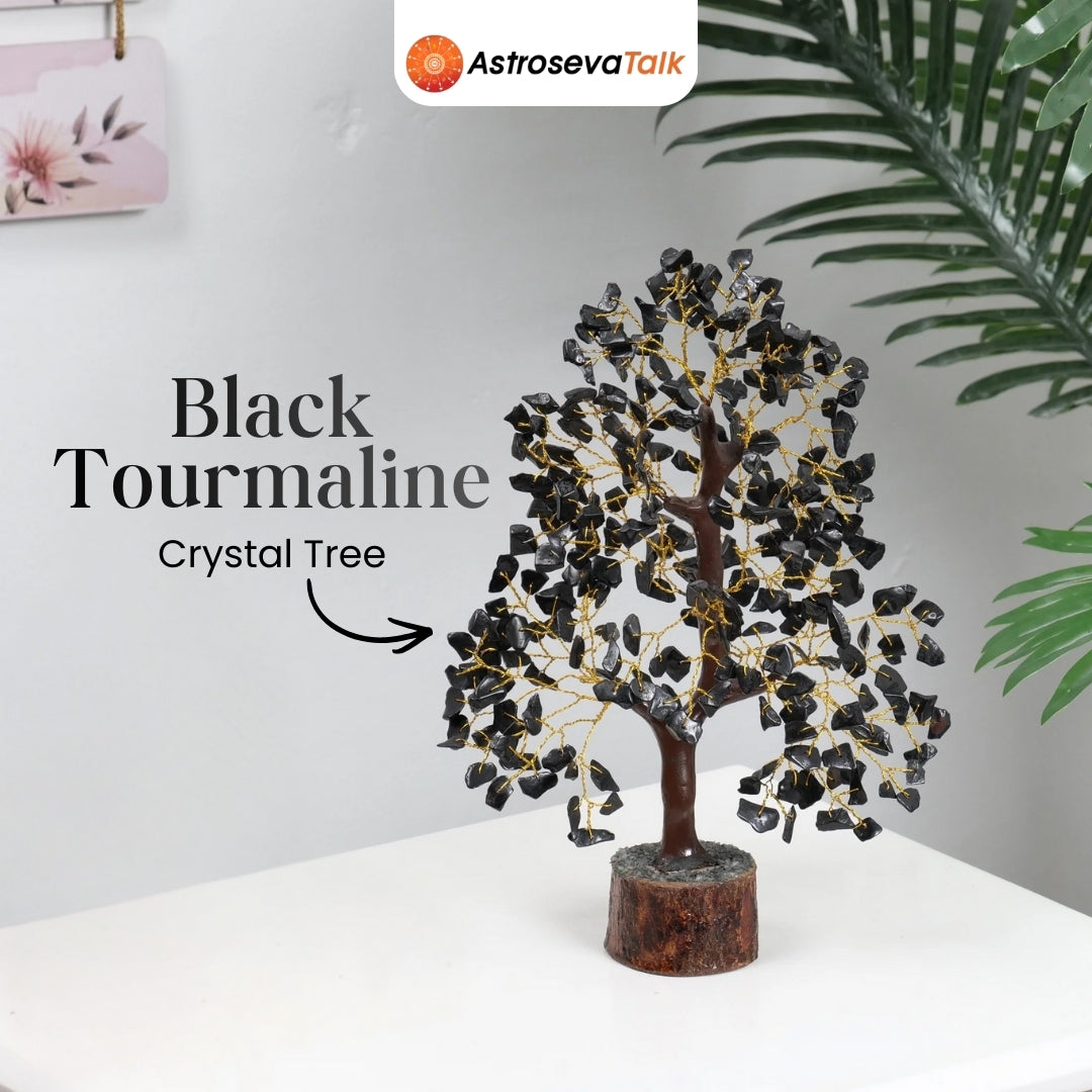 Black Tourmaline Crystal Tree