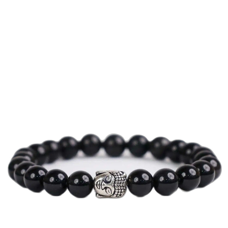 Black Tourmaline Bracelet with Buddha