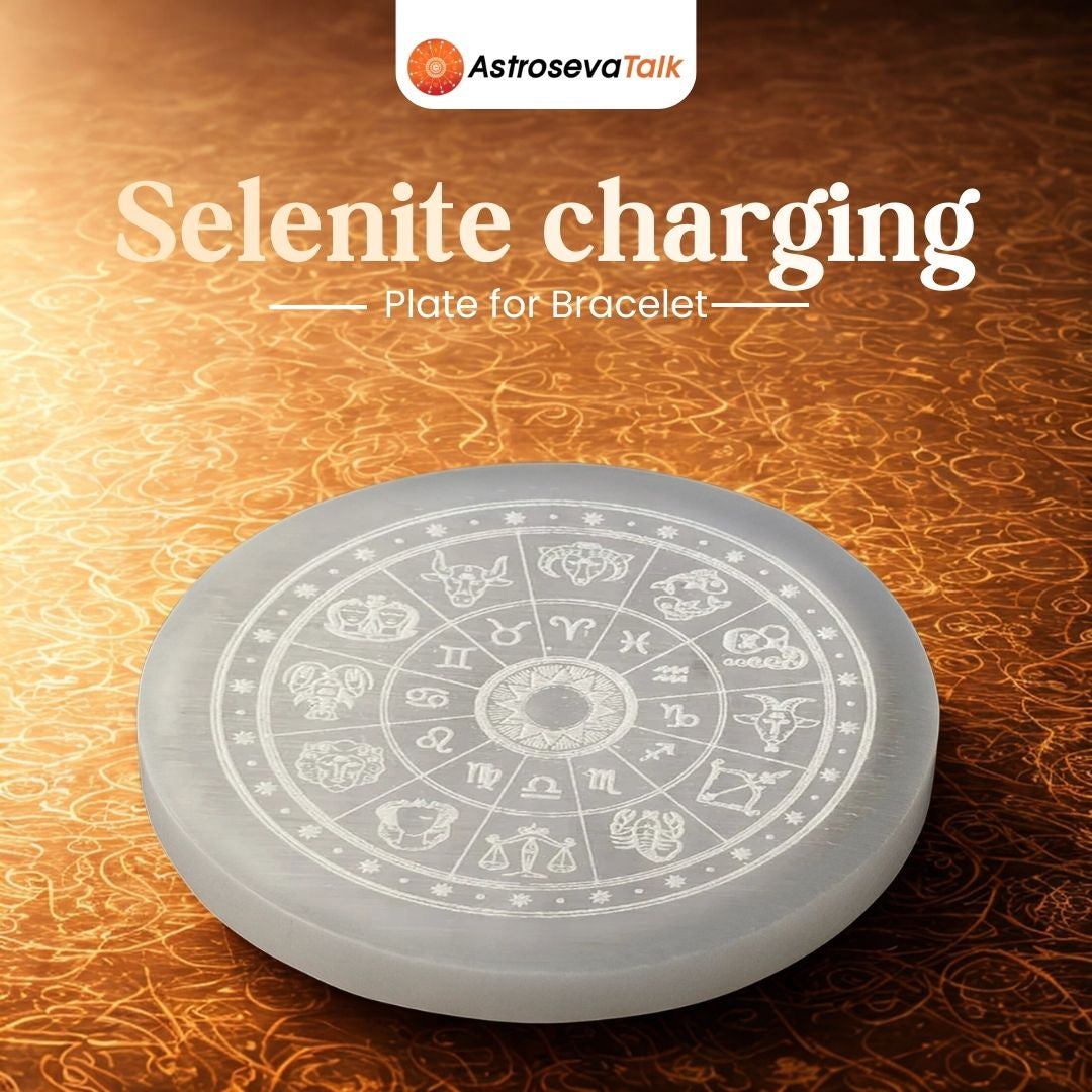 Energised Selenite Charging Plate for Crystals
