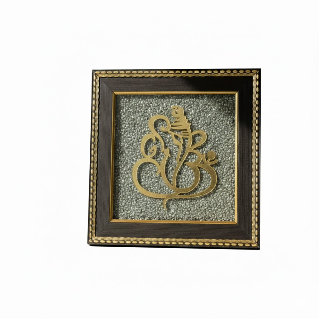 Divine Gold Ganesha with Pyrite Energy