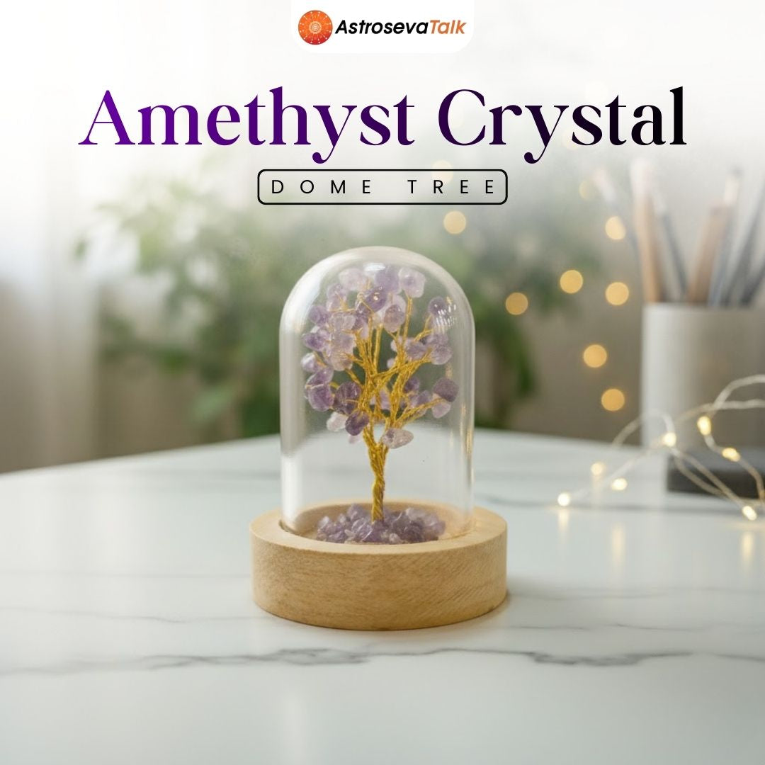Amethyst Crystal Dome Tree