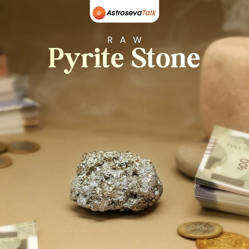 raw pyrite stone 10x