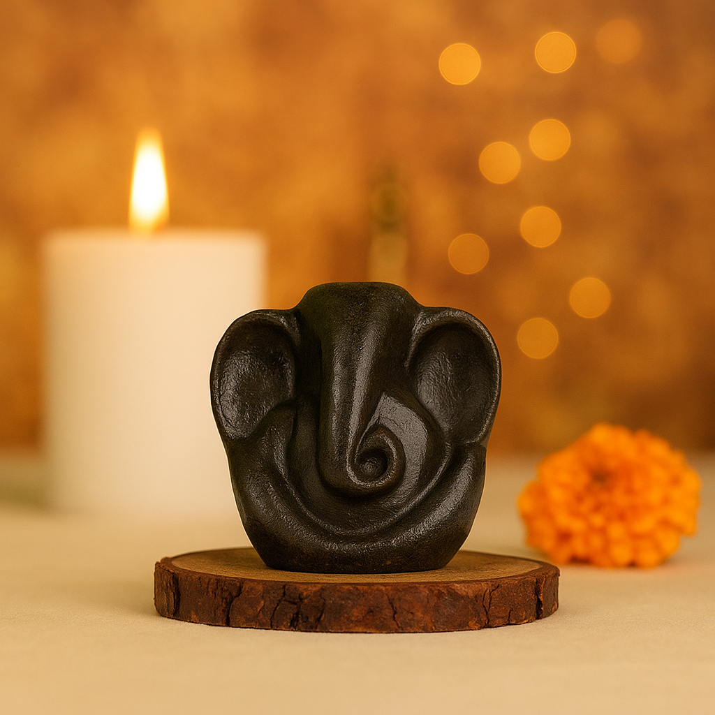 Siddh raw pyrite Ganesh