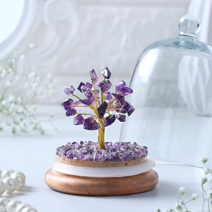 Amethyst Crystal Dome Tree