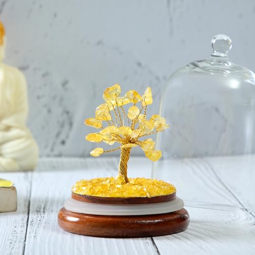 Citrine Crystal Dome Tree