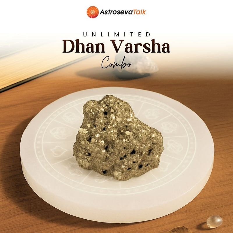 Unlimited Dhan Varsha Combo with Selenite Plate