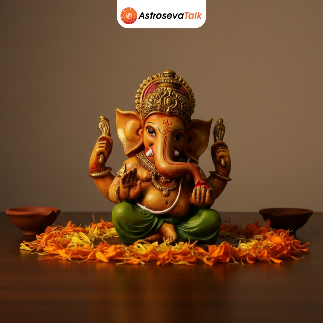 Colourfull Ganesh Murti