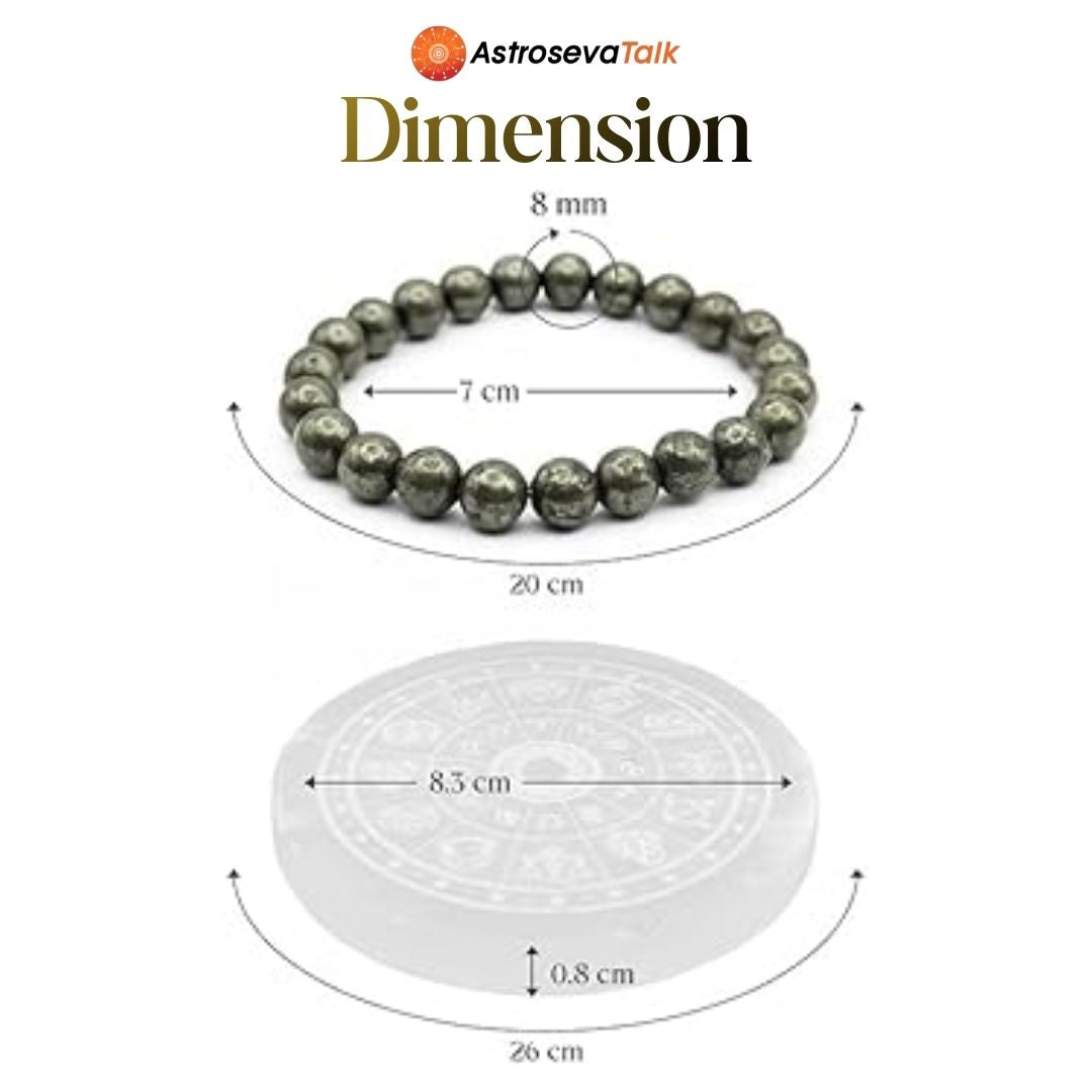 Pyrite Sampanta Combo with Selenite Plate