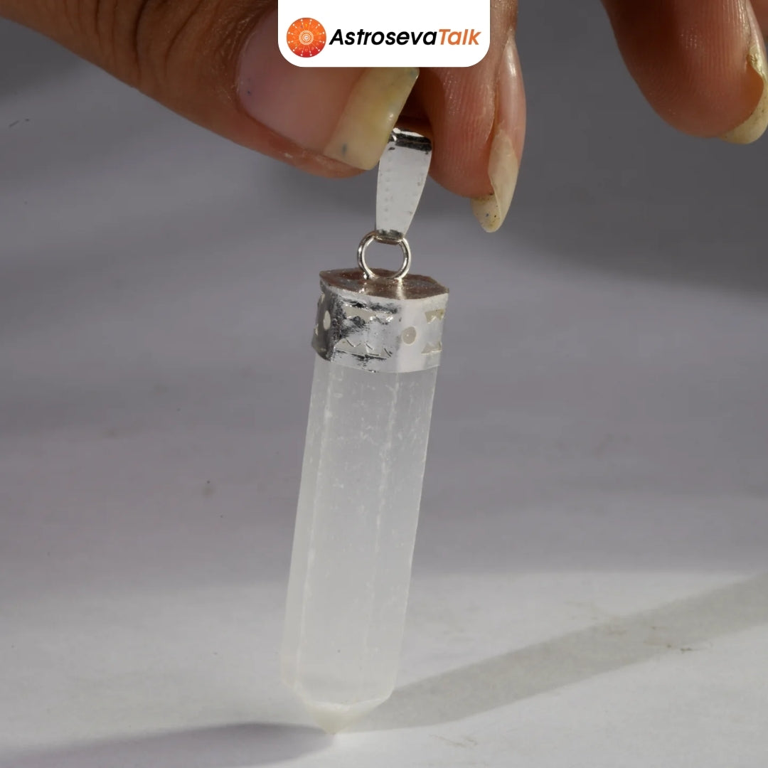 Selenite Pendant