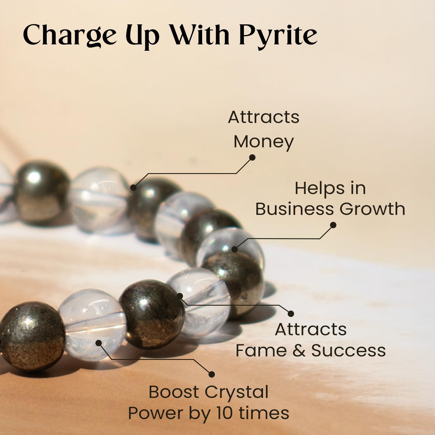 Super Raw Pyrite Bracelet