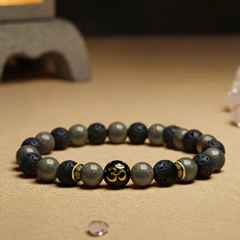 OM Pyrite Wealth Combo with Selenite Plate