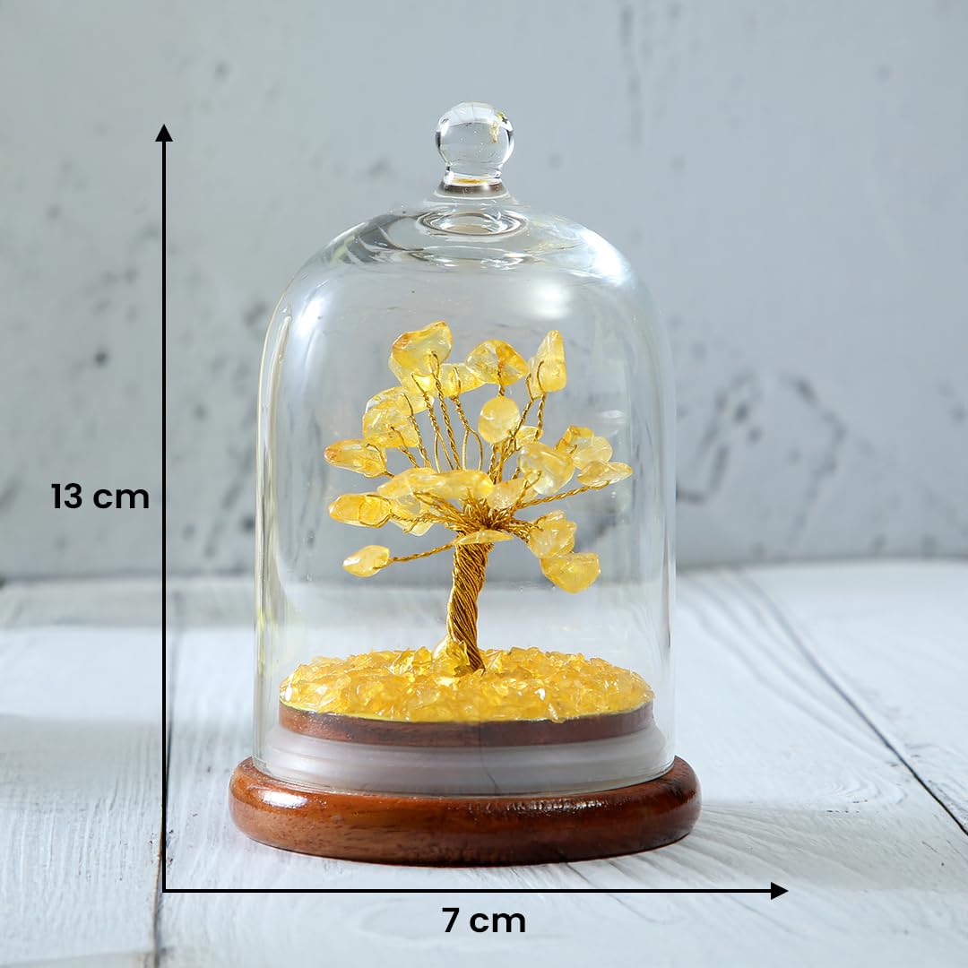 Citrine Crystal Dome Tree