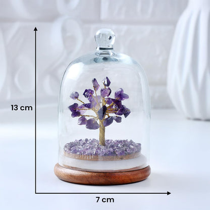 Amethyst Crystal Dome Tree