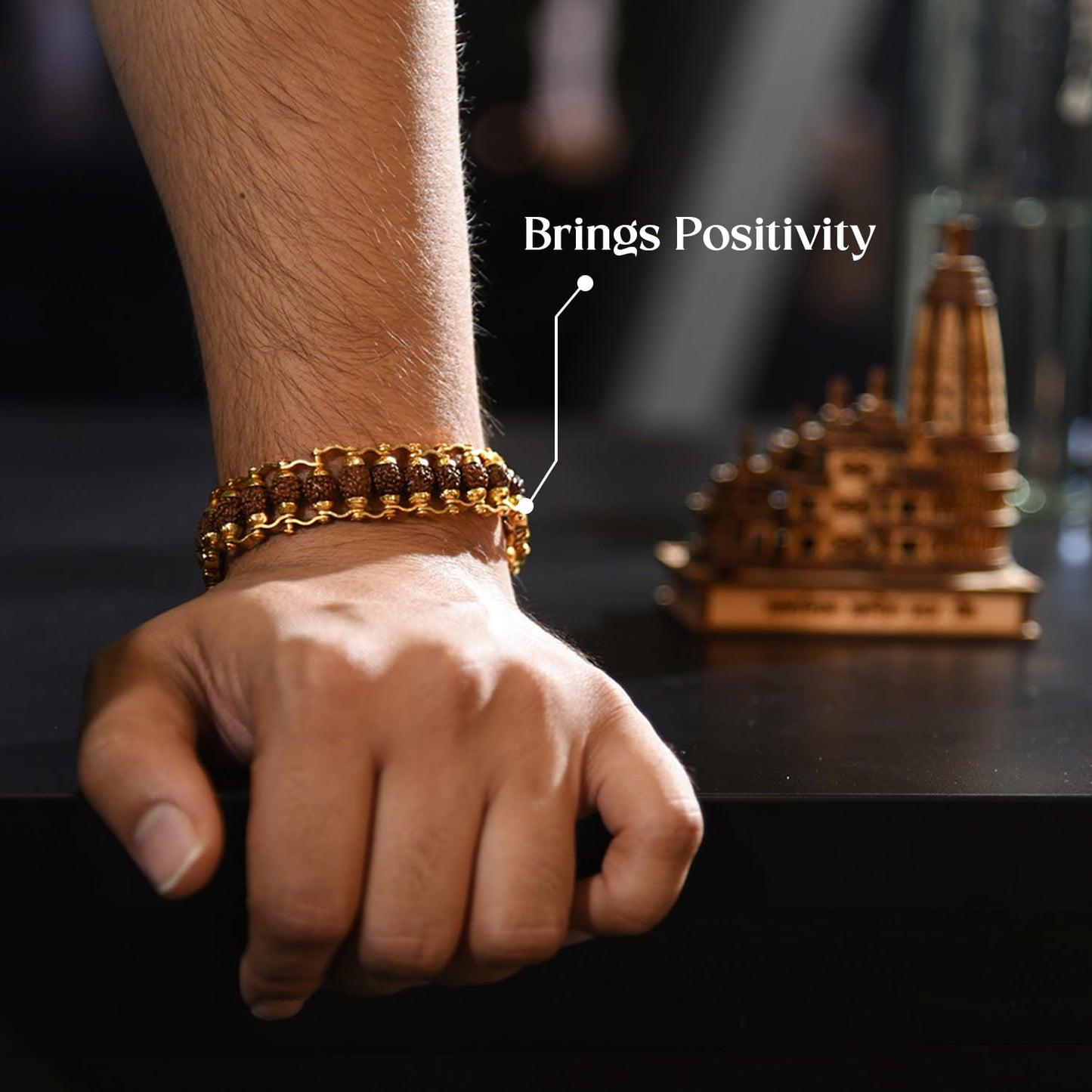Handcrafted Golden Seed Bracelet