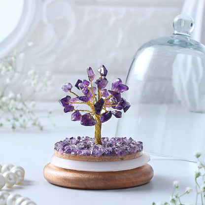 Amethyst Crystal Dome Tree