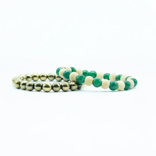 Astrotalk Money & Luck Bracelet Combo | Attracts Wealth & Luck | Money Magnet bracelet & Green Aventurine Certified Bracelet | Unisex Astrology Bracelets for Men & Women | Certificate of Authenticity
