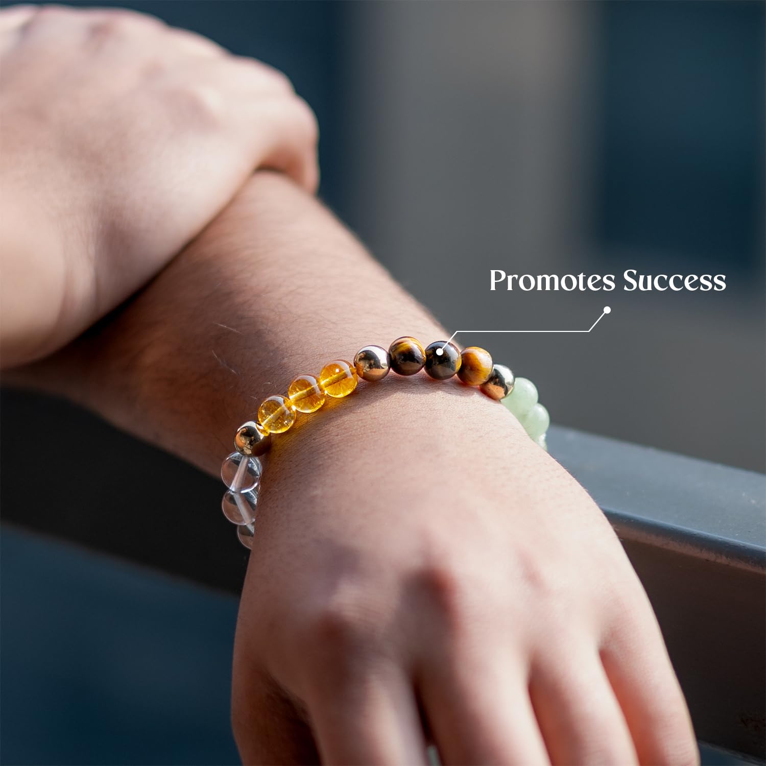 Astrotalk Dhan Yog Bracelet | Attracts Wealth & Financial Prosperity | Pyrite, Citrine, & Aventurine bracelet | Astrology Dhanyog Bracelet for Men & Women | Certificate of Authenticity