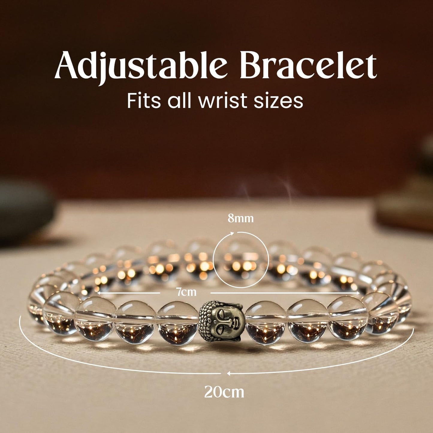 Natural Sphatik Crystal Bracelet
