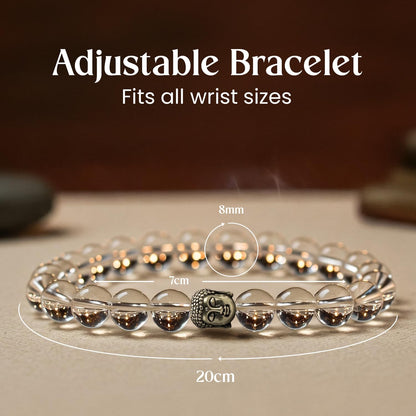 Natural Sphatik Crystal Bracelet