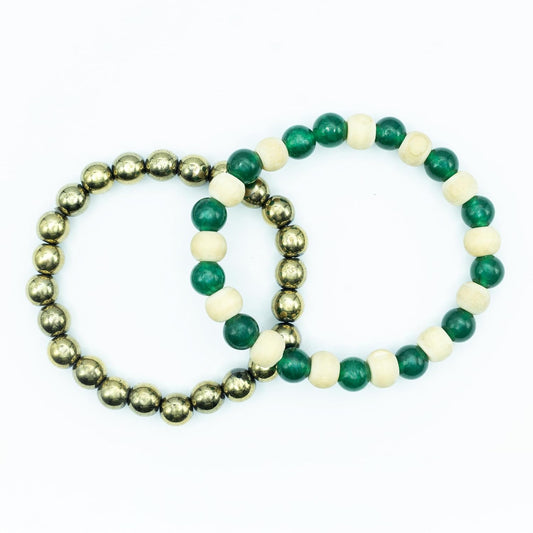 Astrotalk Money & Luck Bracelet Combo | Attracts Wealth & Luck | Money Magnet bracelet & Green Aventurine Certified Bracelet | Unisex Astrology Bracelets for Men & Women | Certificate of Authenticity