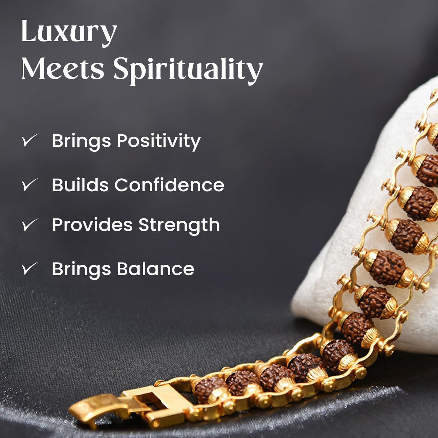Handcrafted Golden Seed Bracelet