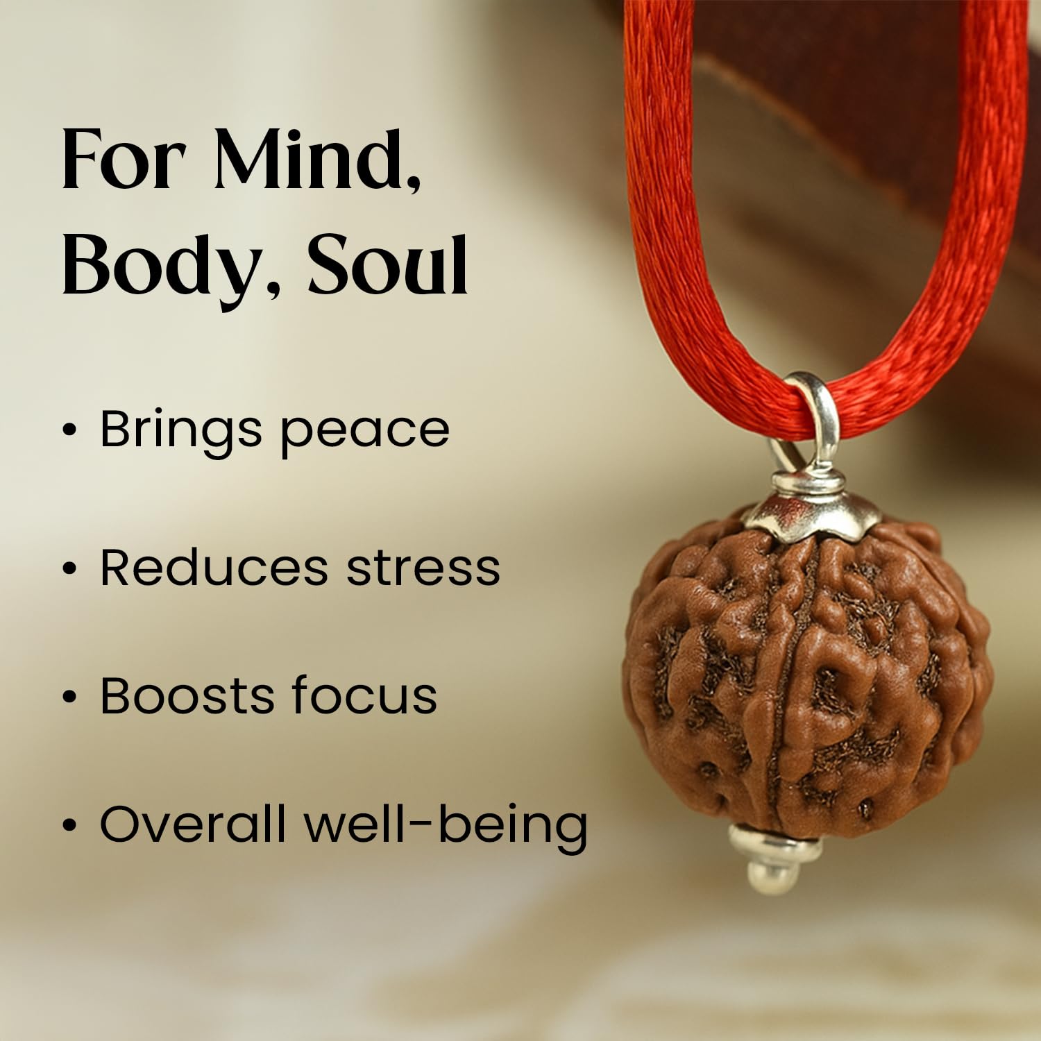 Astrotalk Nepal Origin 5 Mukhi Rudraksha | Elevate Spiritual Growth & Inner Peace | 108 Hours Energized by Top Astrologers | Clarity, Protection & Well-Being | Sacred Rudraksha Bead for Women & Men