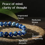 Astrotalk Lapis Lazuli Bracelet | Enhances Wisdom, Intuition & Mental Clarity | Certified Healing Crystal Astrology Bracelet for Men & Women | Lapis Lazuli stone