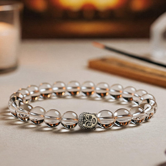 Natural Sphatik Crystal Bracelet