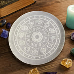 Astrotalk Selenite Charging Plate for Crystals | Purify & Amplify Energy | Crystal Cleansing & Recharging | Boosts Clarity & Intuition | Spiritual Gifts for Healing