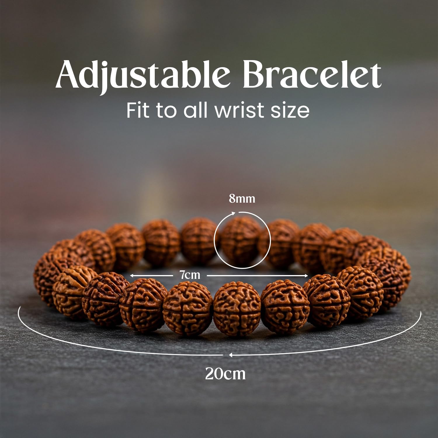 5 Mukhi Rudraksha Bracelet