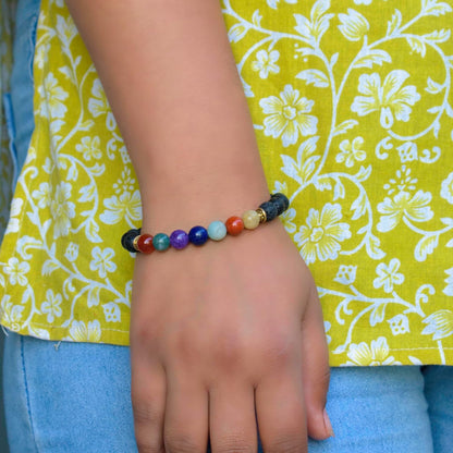 Handcrafted Gold-Tone Bead Bracelet