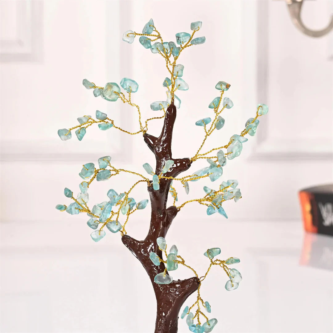 Aquamarine Crystal Tree