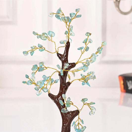 Aquamarine Crystal Tree
