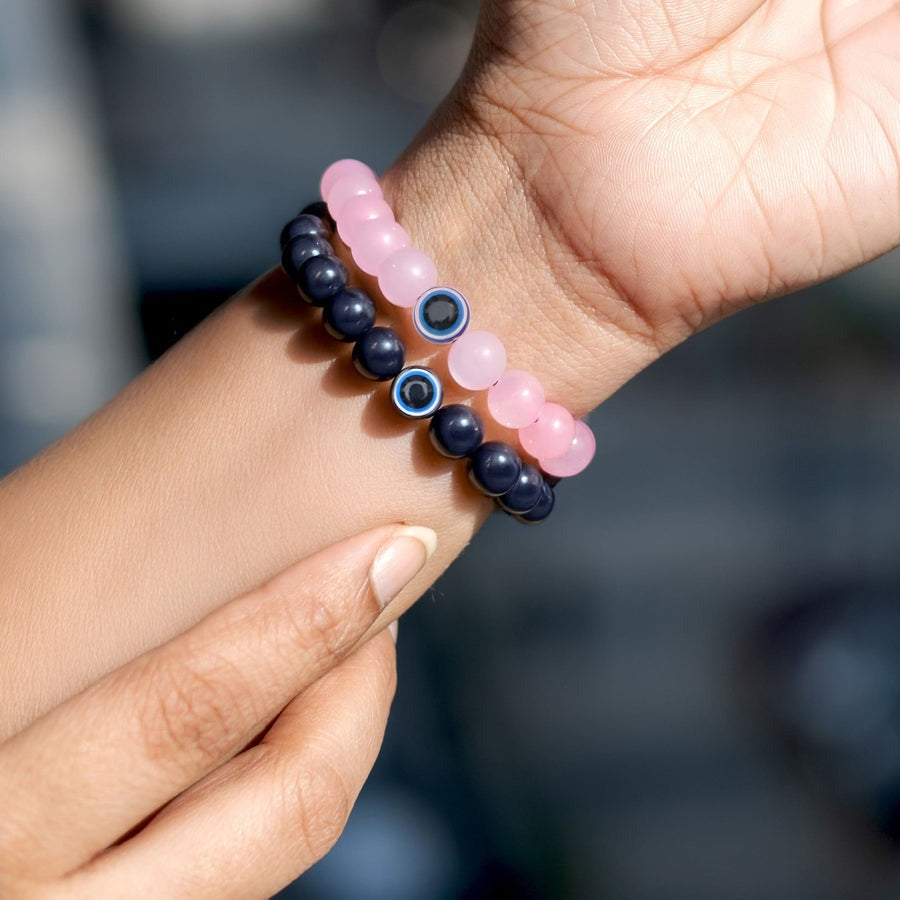 Couple Love Charm & Evil Eye Combo