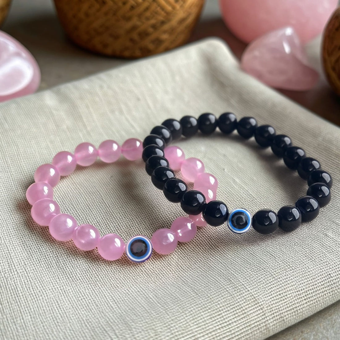 Couple Love Charm & Evil Eye Combo