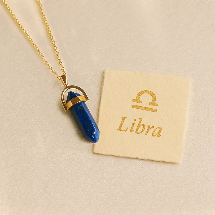 Libra Pencil Pendant with Chain