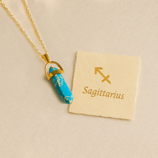 Sagittarius Pencil Pendant with Chain