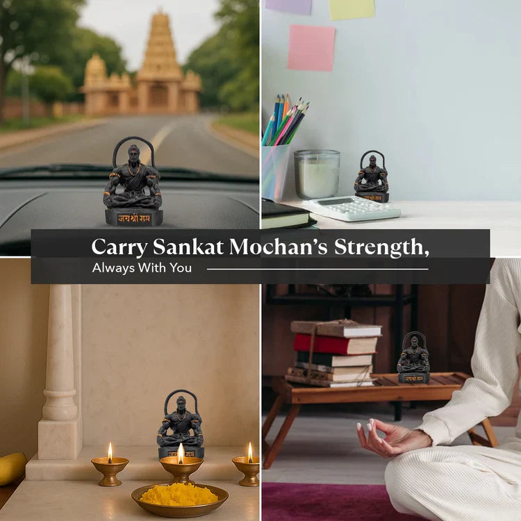 Sankat Mochan Hanuman Murti in Meditative Pose