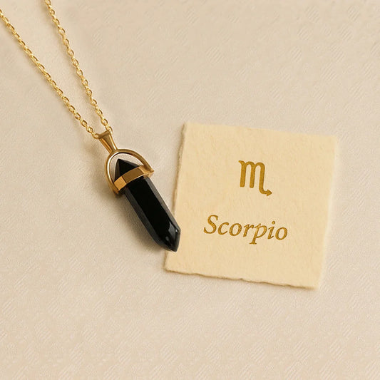Scorpio Pencil Pendant with Chain