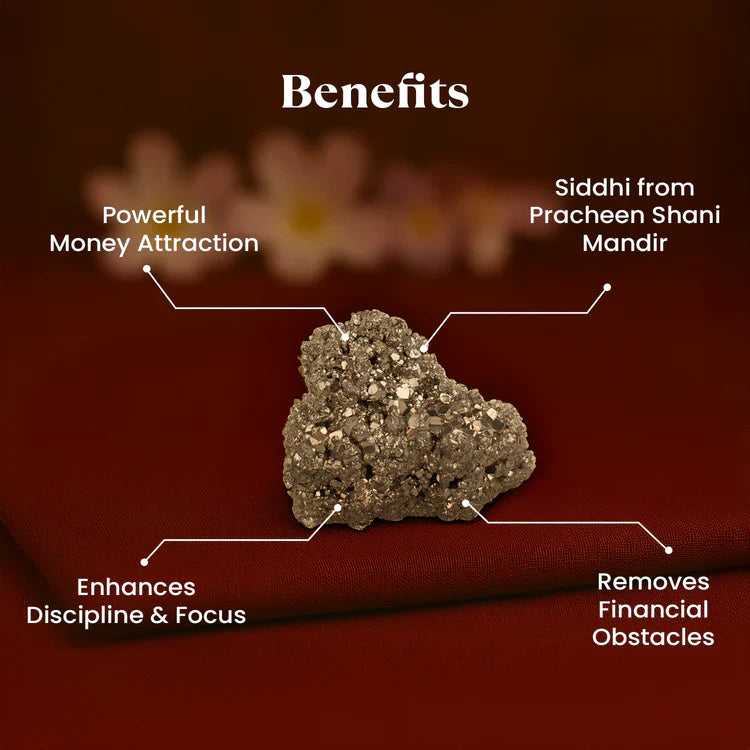 Siddh Raw Pyrite Stone - 10x Stronger