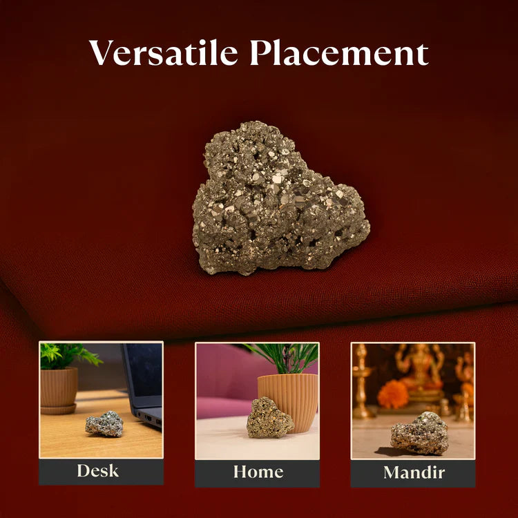 Siddh Raw Pyrite Stone - 10x Stronger