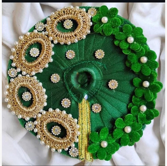 Astrosevatalk Gopal Ji Green Blossom Dress