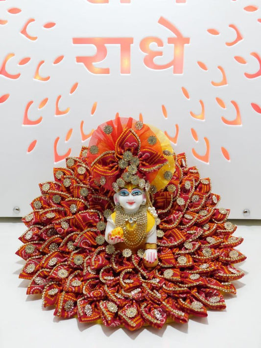 Astrosevatalk Gopal Ji Radiant Yellow Pearl Dress