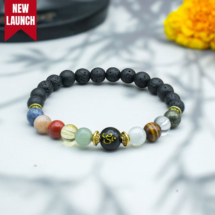 Energised Navgraha Shanti Bracelet for prosperity and Balance