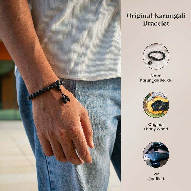 Karungali Malai (6mm) – With Free Karungali Bracelet