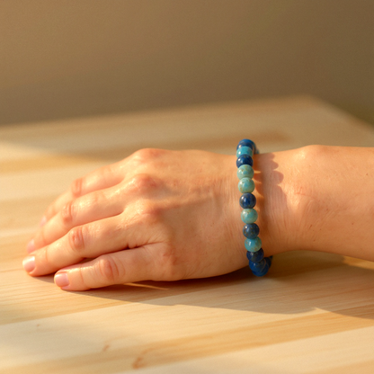 Blue Apatite Bracelet