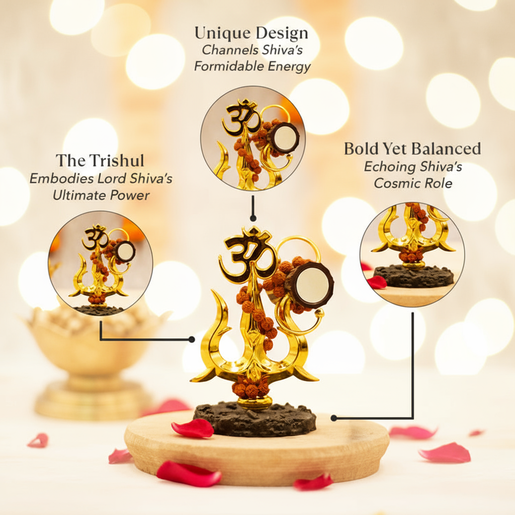 Energised Shiva Shakti Trishul